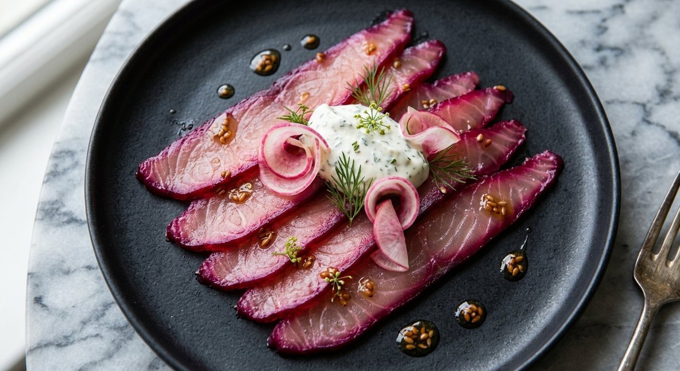 Gravlax z łososia