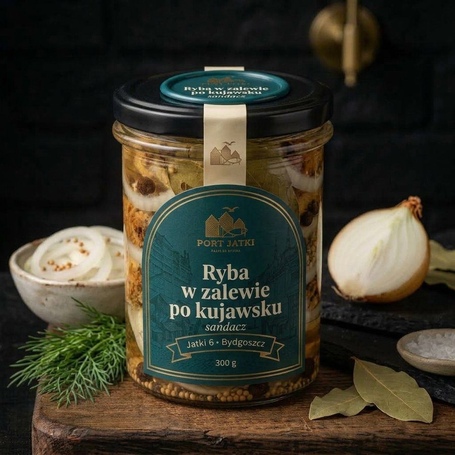 Ryba w zalewie po kujawsku, garmażerka rybna Port Jatki Bydgoszcz